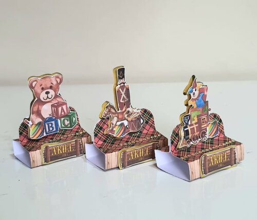 Porta-bis Duplo Fábrica de Brinquedos Natalinos