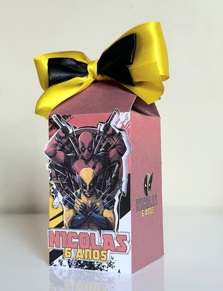 Caixa Milk Deadpool e Wolverine