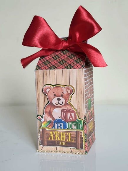 Caixa Milk Fábrica de Brinquedos Natalinos