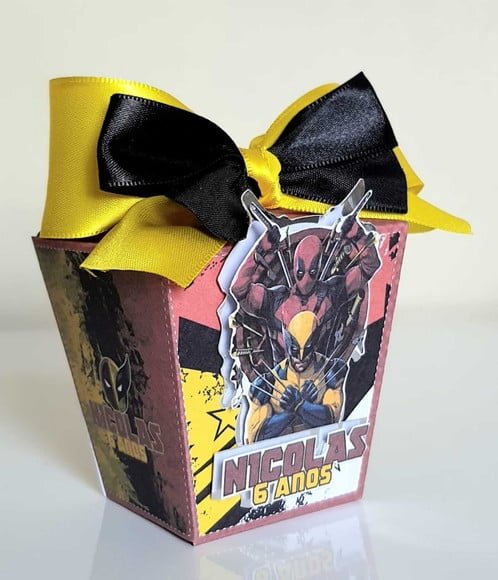 Caixa Sushi Deadpool e Wolverine