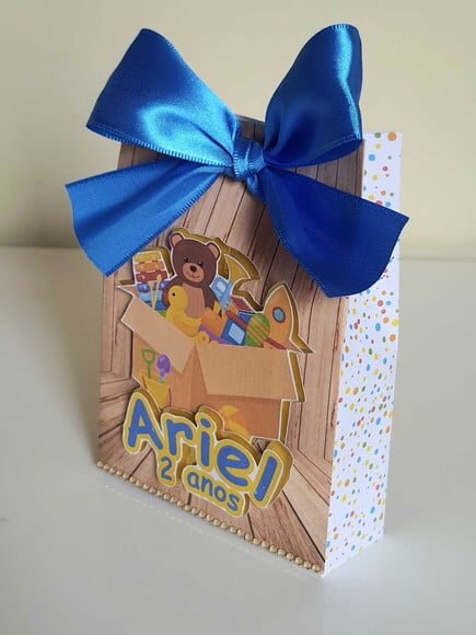 Caixa Sacolinha Fábrica de Brinquedos