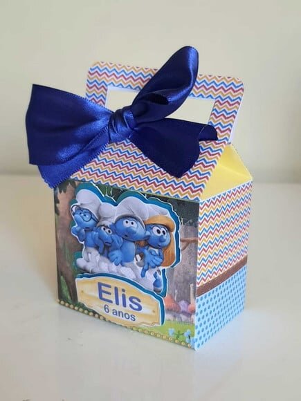 Caixa Maletinha Smurfs