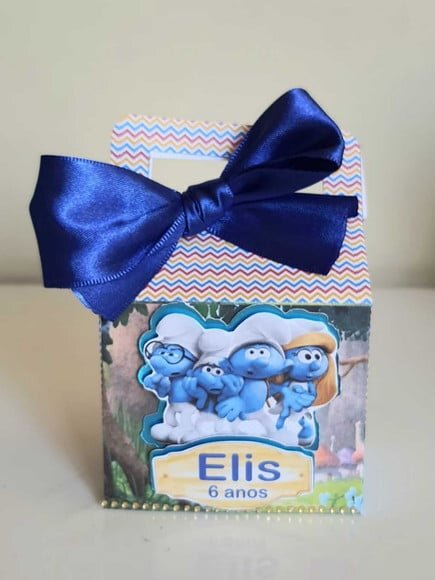 Caixa Maletinha Smurfs