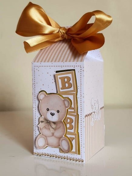 Caixa Milk Ursinho Dourado