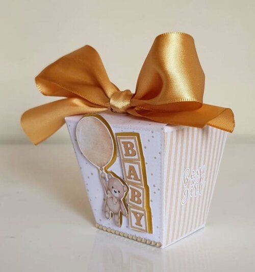 Caixa Sushi Urso Dourado