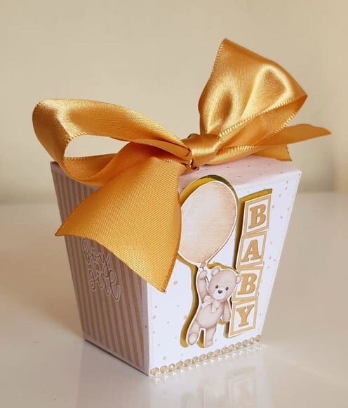Caixa Sushi Urso Dourado