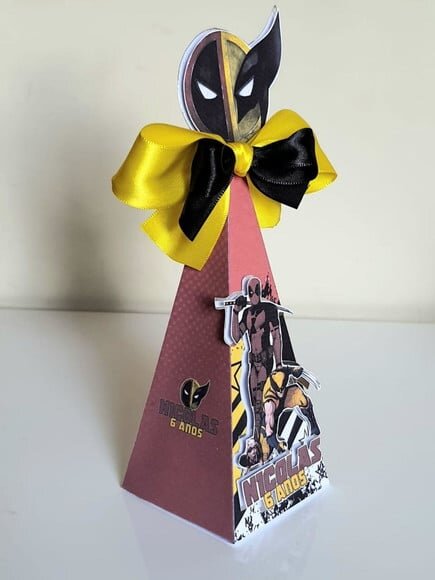 Kit 50 Lembrancinhas para Festa Deadpool e Wolverine