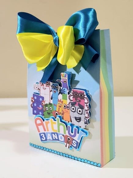 Caixa Sacolinha Numberblocks
