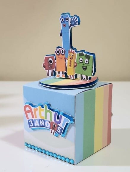 Caixa Cubo Numberblocks