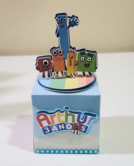 Caixa Cubo Numberblocks