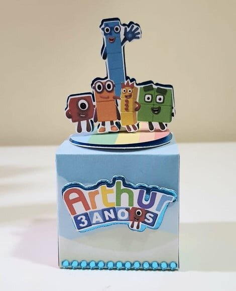 Caixa Cubo Numberblocks