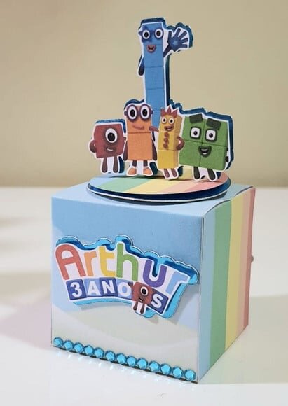 Caixa Cubo Numberblocks
