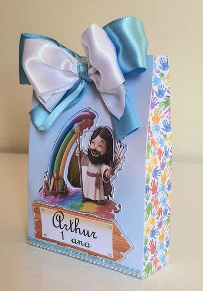 Caixa Sacolinha Jesus o Maior Pintor do Mundo