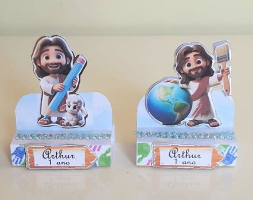 Porta-bis Duplo Jesus o Maior Pintor do Mundo