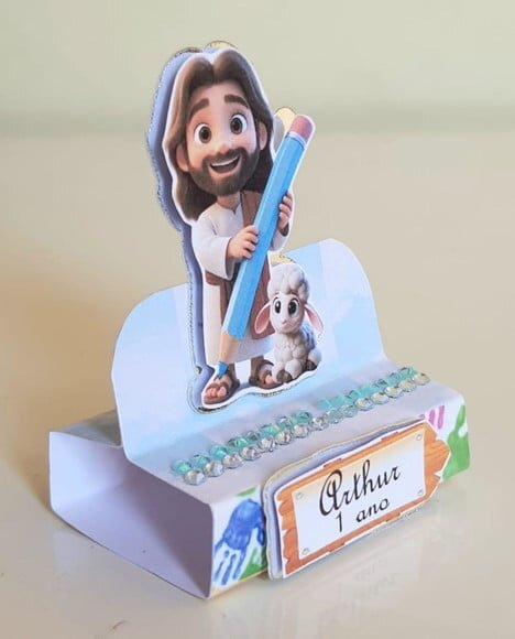 Porta-bis Duplo Jesus o Maior Pintor do Mundo
