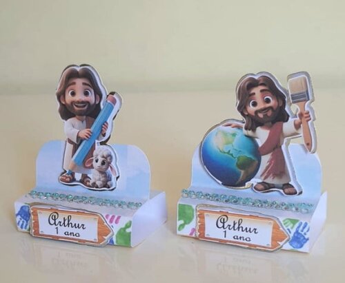 Porta-bis Duplo Jesus o Maior Pintor do Mundo