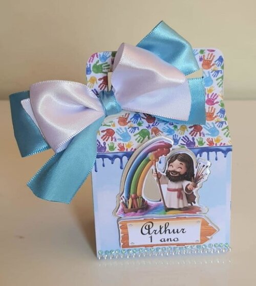Caixa Maletinha Jesus, o Maior Pintor do Mundo