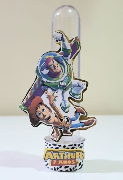 Tubete Decorado Lembrancinha de Festa Toy Story