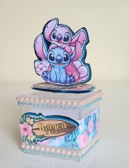 Caixinha Acrílica Stitch