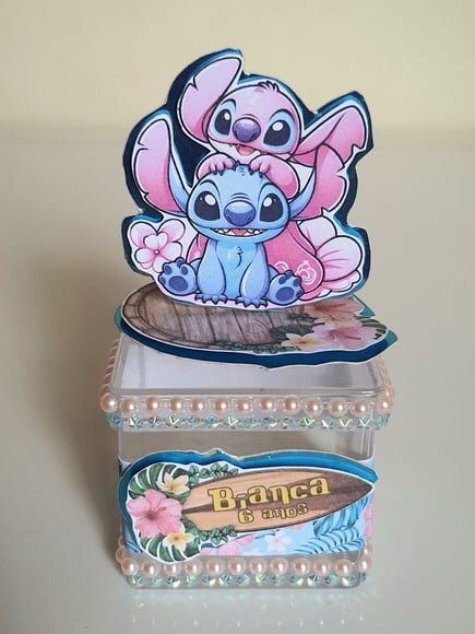 Caixinha Acrílica Stitch