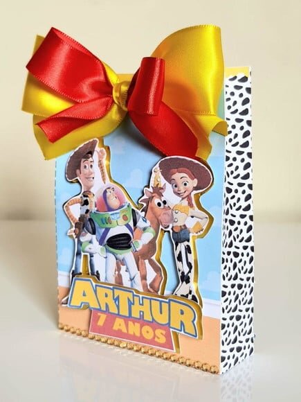 Caixa Sacolinha Toy Story