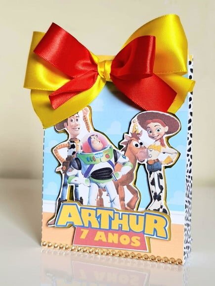 Caixa Sacolinha Toy Story