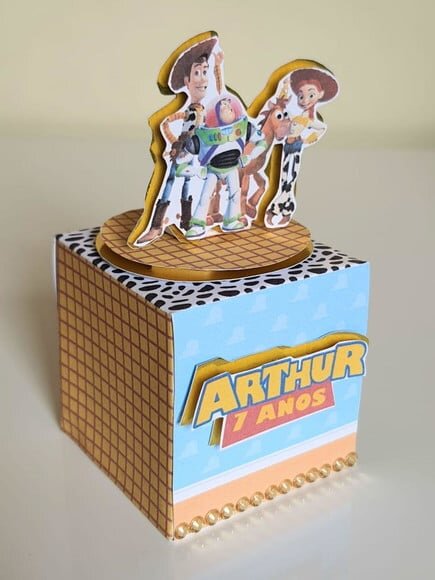 Caixa Cubo Toy Story