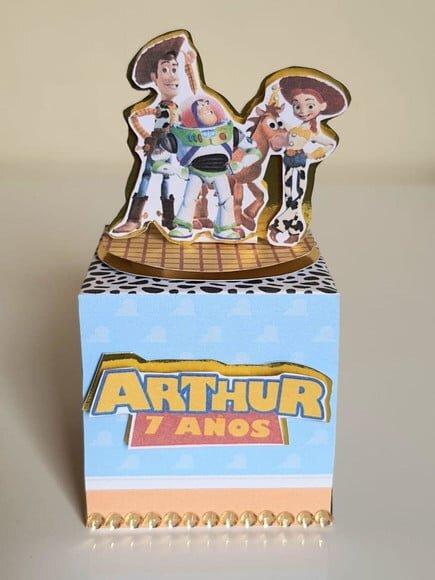 Caixa Cubo Toy Story