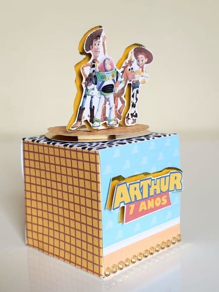 Caixa Cubo Toy Story