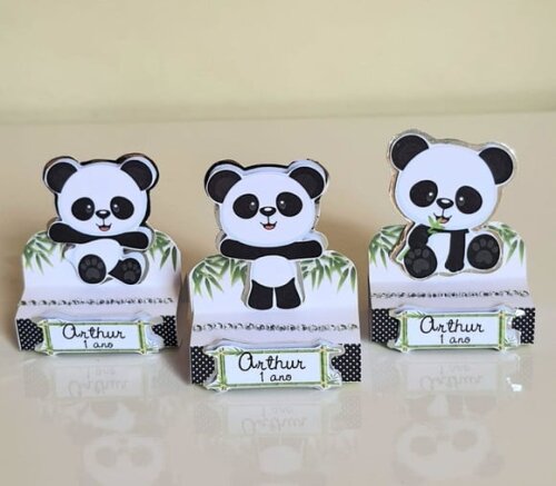 Porta-bis Duplo Panda