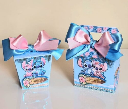Kit 50 Lembrancinhas para Festa Stitch
