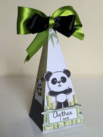 Caixa Pirâmide Panda