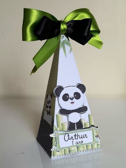 Caixa Pirâmide Panda