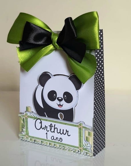 Caixa Sacolinha Panda