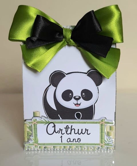 Caixa Sacolinha Panda
