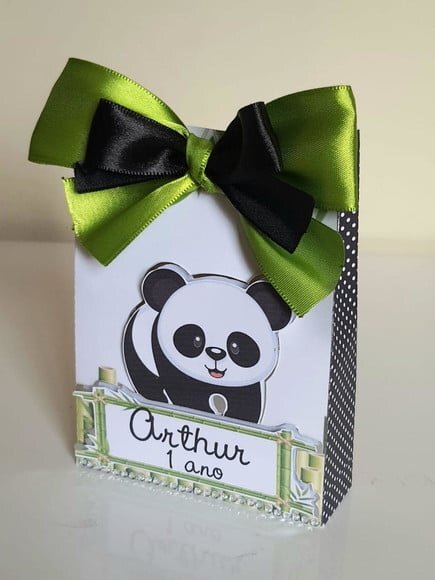 Caixa Sacolinha Panda