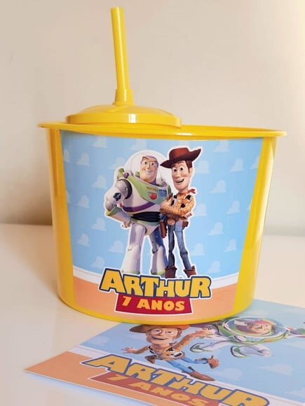 Kit Cinema Lembrancinha de Festa Toy Story