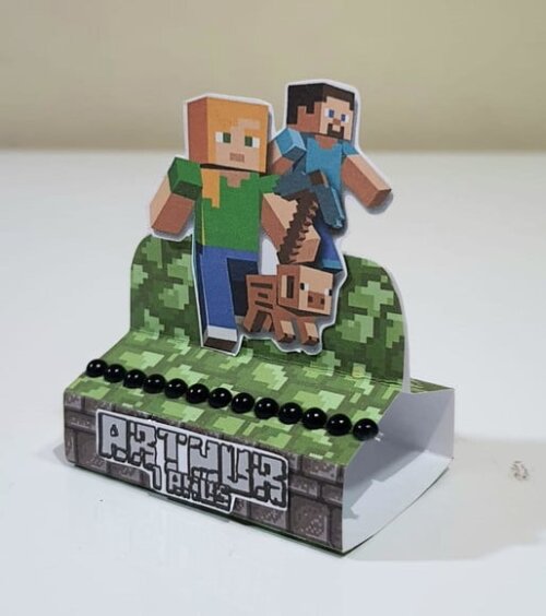 Porta-bis Duplo Minecraft