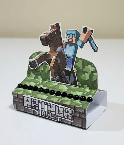 Porta-bis Duplo Minecraft