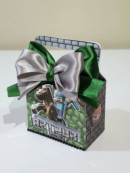 Caixa Maletinha Minecraft