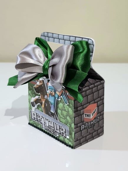Caixa Maletinha Minecraft