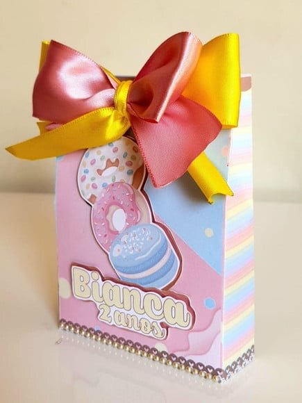 Caixa Sacolinha Confeitaria