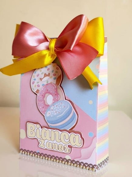 Caixa Sacolinha Confeitaria