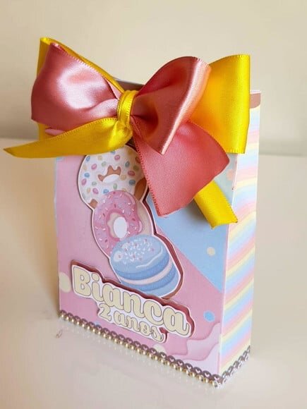 Caixa Sacolinha Confeitaria