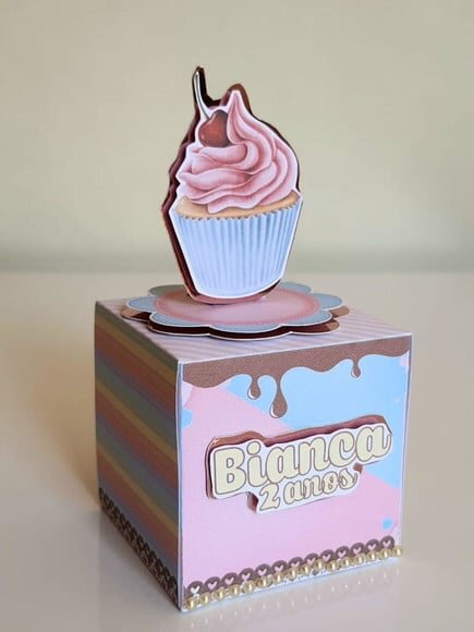 Caixa Cubo Confeitaria