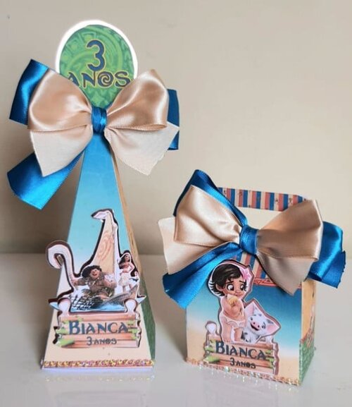 Kit 50 Lembrancinhas para Festa Moana