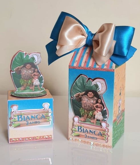 Kit 50 Lembrancinhas para Festa Moana