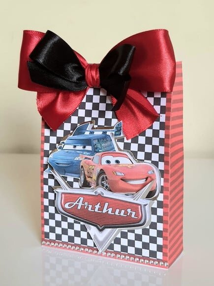 Caixa Sacolinha Carros
