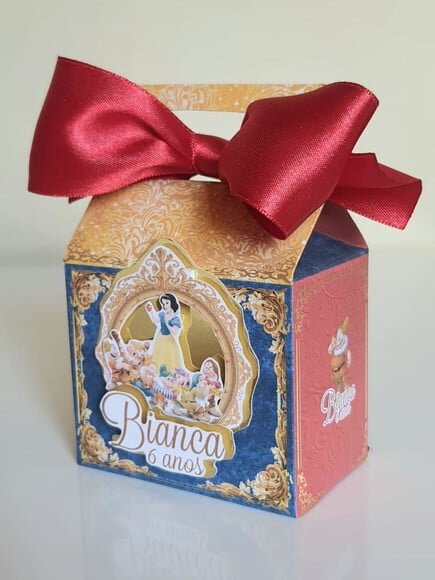 Caixa Maletinha Branca de Neve