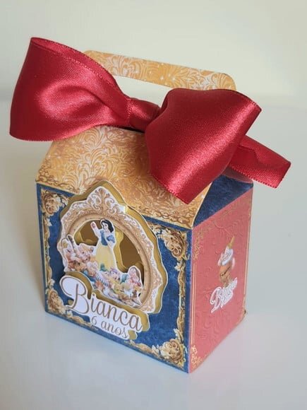 Caixa Maletinha Branca de Neve